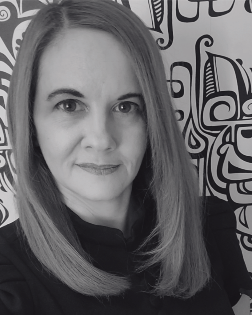 Liz Stein headshot in black and white